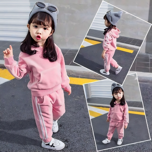 Baby Boys & Baby Girls Casual Track Suit Track Suit  (Pink)